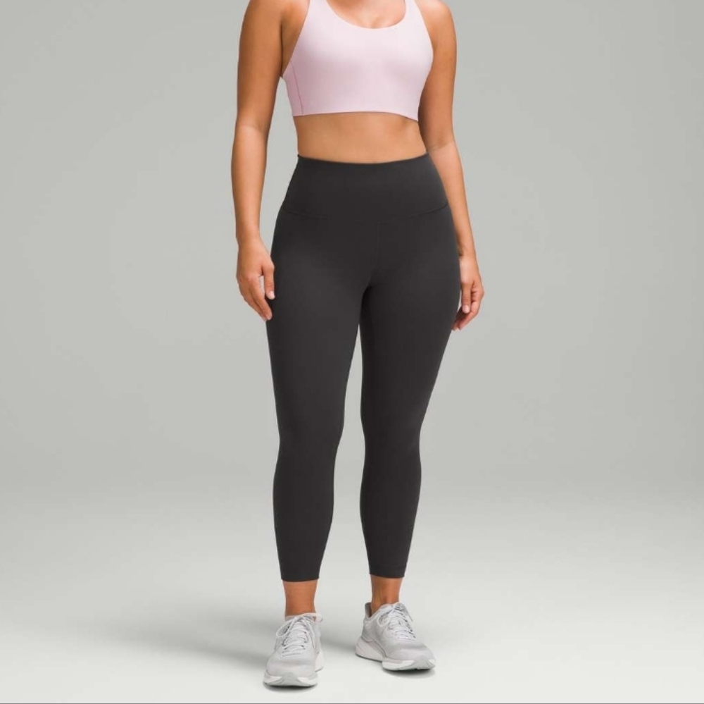 Lululemon Wunder Train Contour Graphite Grey 25" Size 8